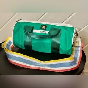 Lesportsac Mini Duffel Crossbody in Kelly Green